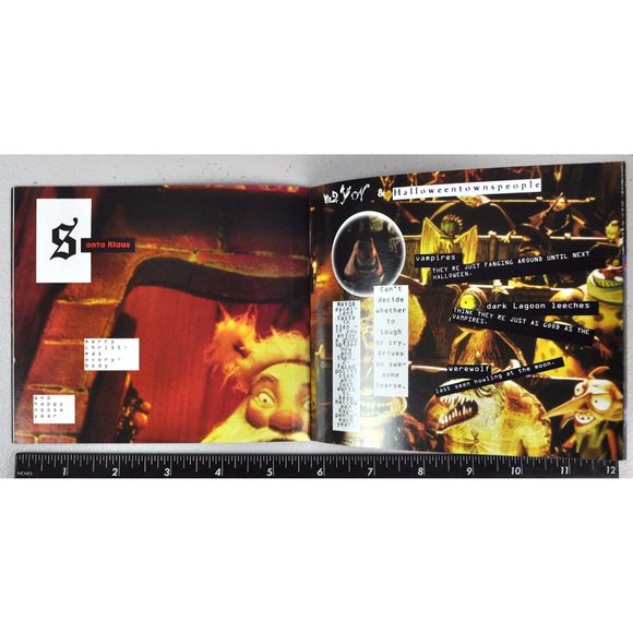 Nightmare Before Christmas Vtg Movie Promo Disney Lot Pins Button Frame Booklet - Picture 16 of 16